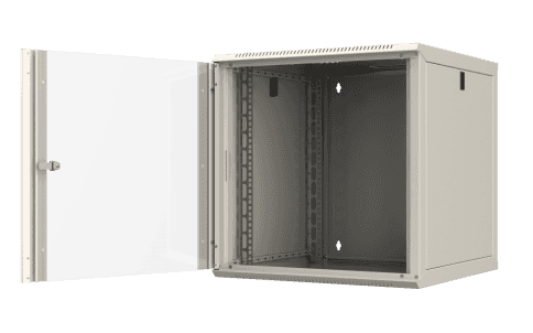 MR.WTC12U66DE.06 WALL TYPE NETWORK CABINET, 12U W=600MM D=600MM, Mirsan 