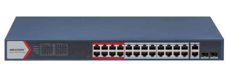 სვიჩი Poe Hikvision,DS-3E1326P-EI(B)
