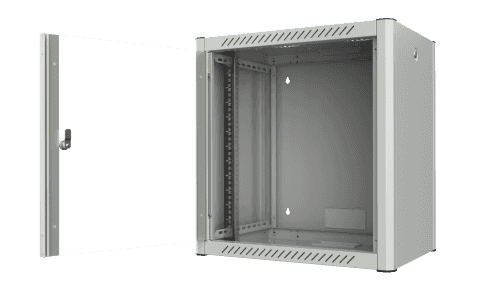 MR.WTN12U45DE.02 WALL TYPE NETWORK CABINET, 12U W=600MM D=450MM, White, Mirsan 