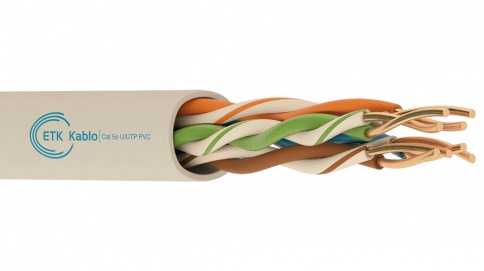 Cat 5e U/UTP 4x2x25 AWG PVC-305M Ethernet Cables - Cat5e UTP PVC 25AWG 100% Cuprum Indoor 305 Metre