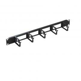 MR.OKB1U19.01 1U 19" Cable Management horizontal Panel 5 Rings