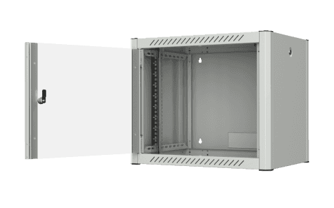 MR.WTN09U45DE.02 WALL TYPE NETWORK CABINET, 9U W=600MM D=450MM, White, Mirsan 