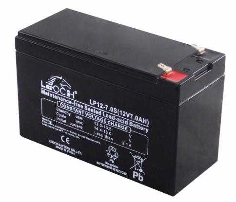 LP12-7 Rechargeable Lead Acid UPS Battery 12V/7AH - Leoch