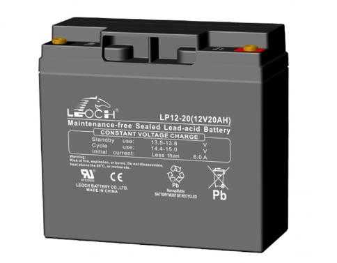 LP12-20 Rechargeable Lead Acid UPS Battery 12V/20AH - Leoch