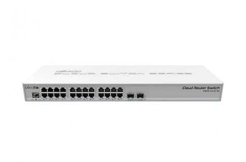 CRS326-24G-2S+RM Managed Switch - CRS326, L3, 24G, 2S+, MikroTik