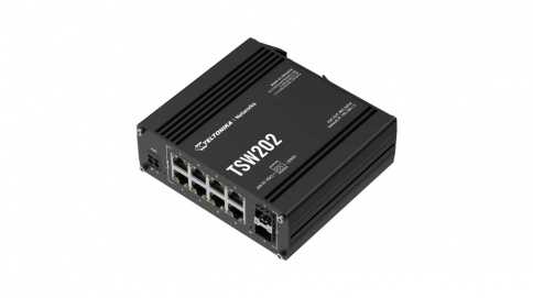 TSW202 PoE+ L2 managed Switch 8 10/100/1000, 2 SFP ports