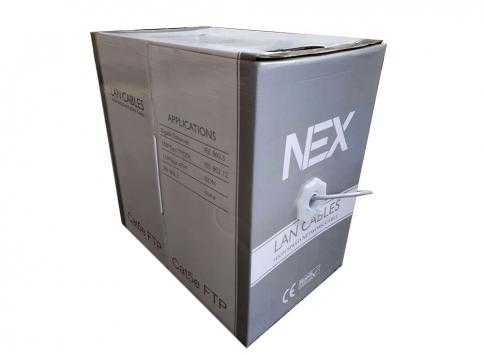 NEX-5E-FTP-CCA-PVC-305M Ethernet Cables - Cat5e UTP 20% Cuprum, Indoor, 305 Metre