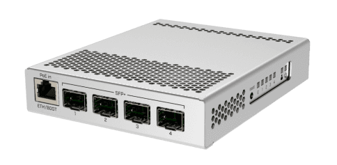 CRS305-1G-4S+IN Managed Switch - CRS305, L3, 1G, 4S+, MikroTik