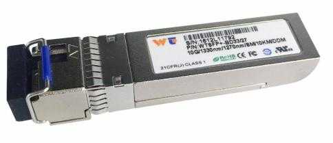 WT-SFP+-BU-60A BIDI 10G TX1270nmRX1330 60KM DDM