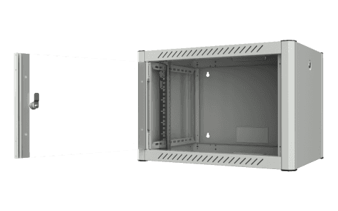 MR.WTN07U45DE.02 WALL TYPE NETWORK CABINET, 7U W=600MM D=450MM, White, Mirsan 