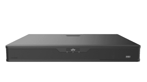 NVR302-16B-P16-IQ 2 HDDs 16-ch 16 PoE 1U Network Video Recorder