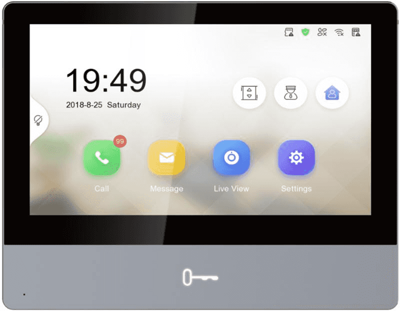 დომოფონი 7" Touch-Screen ეკრანით DS-KH8350-WTE1