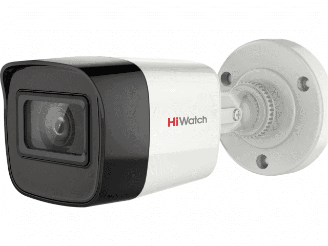 კამერა,Hiwatch, DS-T500A (B), 2.8mm,HDTVI,5mp,Bullet,Fix,IR20m,Mic,