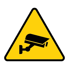 Monitoring warning sticker triangle (English) (for international marketing only) 100 pcs/bag, 2500 pcs/box 200*1