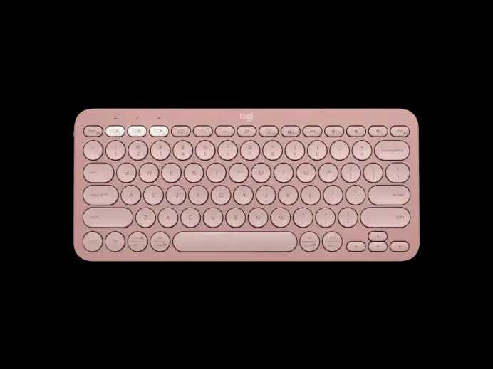 Logitech, K380s Pebble Keys 2, Keyboard Tonal Rose