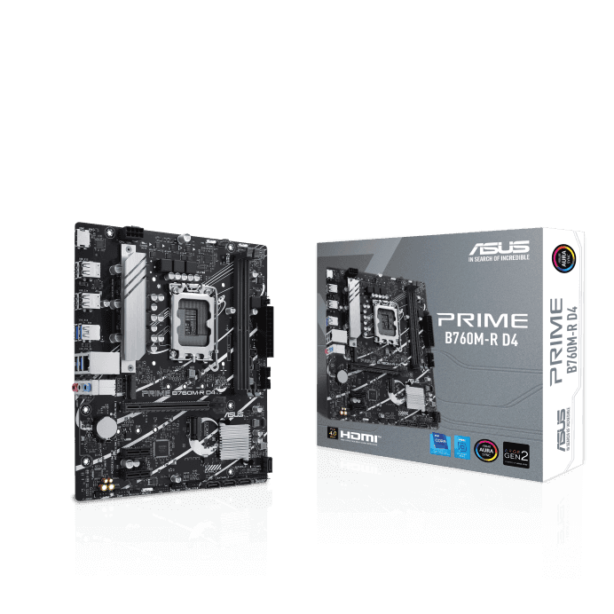 ASUS, PRIME B760M-R D4