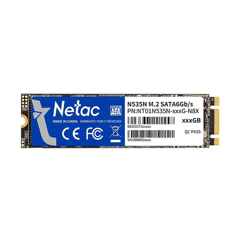 Netac, N535N, M.2 SATA SSD, 512GB.