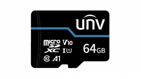 TF-64G-T-L Memory Card - Micro SD 64GB - Blue card