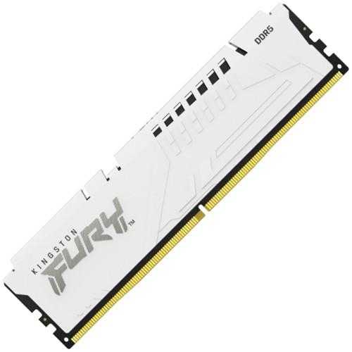 Kingston, FURY White RAM 32GB DDR5 6000MHz CL36 DIMM.